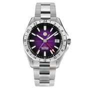 San Martin 39mm Automatic GMT Watch with Purple Sand Dial #SN0129-D