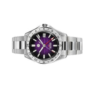 San Martin 39mm Automatic GMT Watch with Purple Sand Dial #SN0129-D
