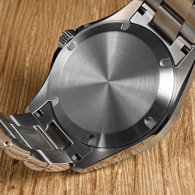 San Martin 39mm Automatic GMT Watch with Purple Sand Dial #SN0129-D