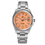 San Martin 39mm Automatic Watch with Salmon Sand Dial #SN0129-E
