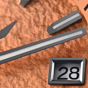 San Martin 39mm Automatic Watch with Salmon Sand Dial #SN0129-E