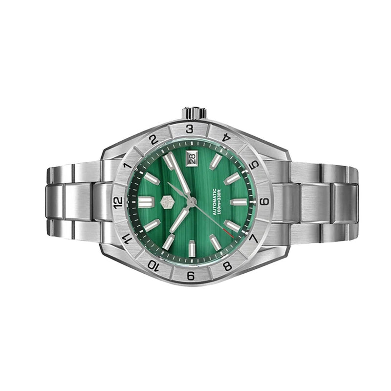 San Martin Automatic Dive Watch with Peacock Green Dial #SN0130-A
