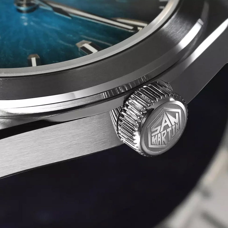 San Martin 36mm Dress Watch with Blue Degrading Dial #SN0144-A