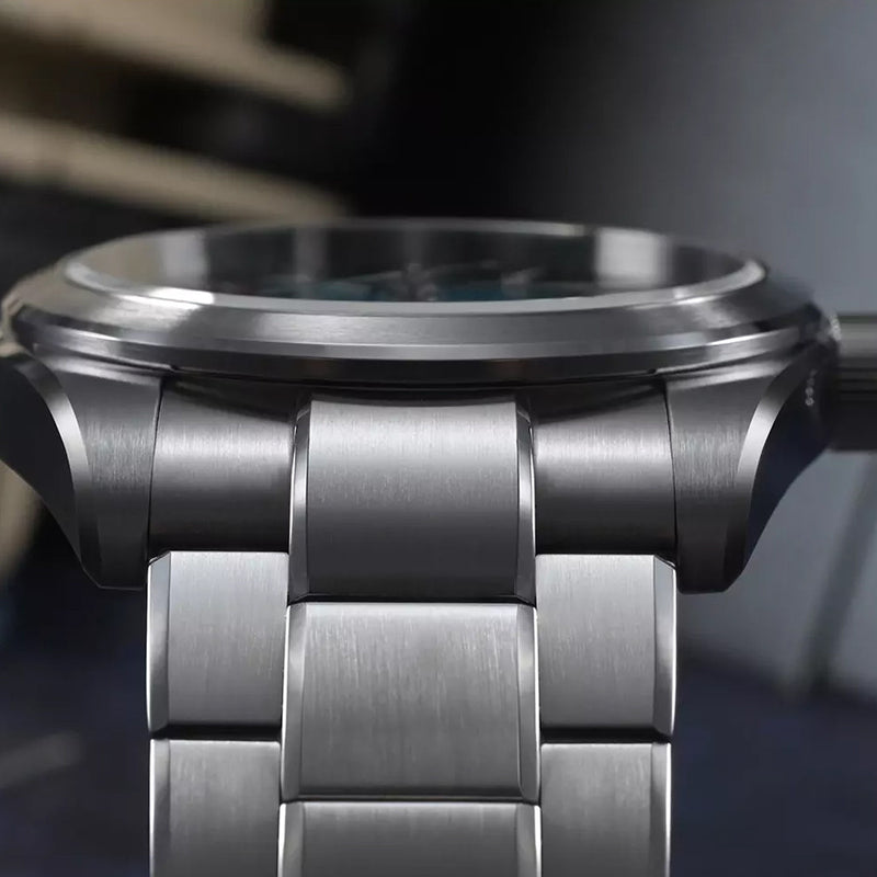 San Martin 36mm Dress Watch with Blue Degrading Dial #SN0144-A