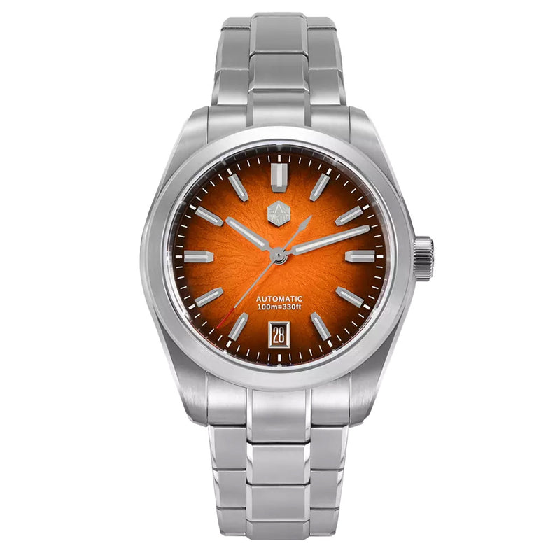 San Martin 36mm Dress Watch with Orange Degrading Dial #SN0144-B