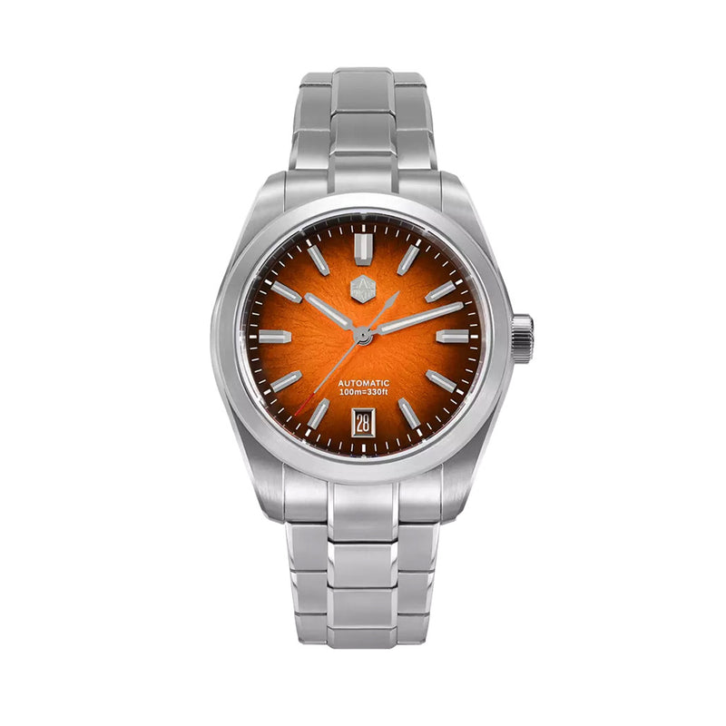 San Martin 36mm Dress Watch with Orange Degrading Dial #SN0144-B