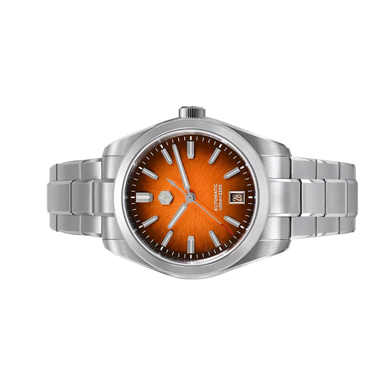 San Martin 36mm Dress Watch with Orange Degrading Dial #SN0144-B