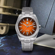 San Martin 36mm Dress Watch with Orange Degrading Dial #SN0144-B