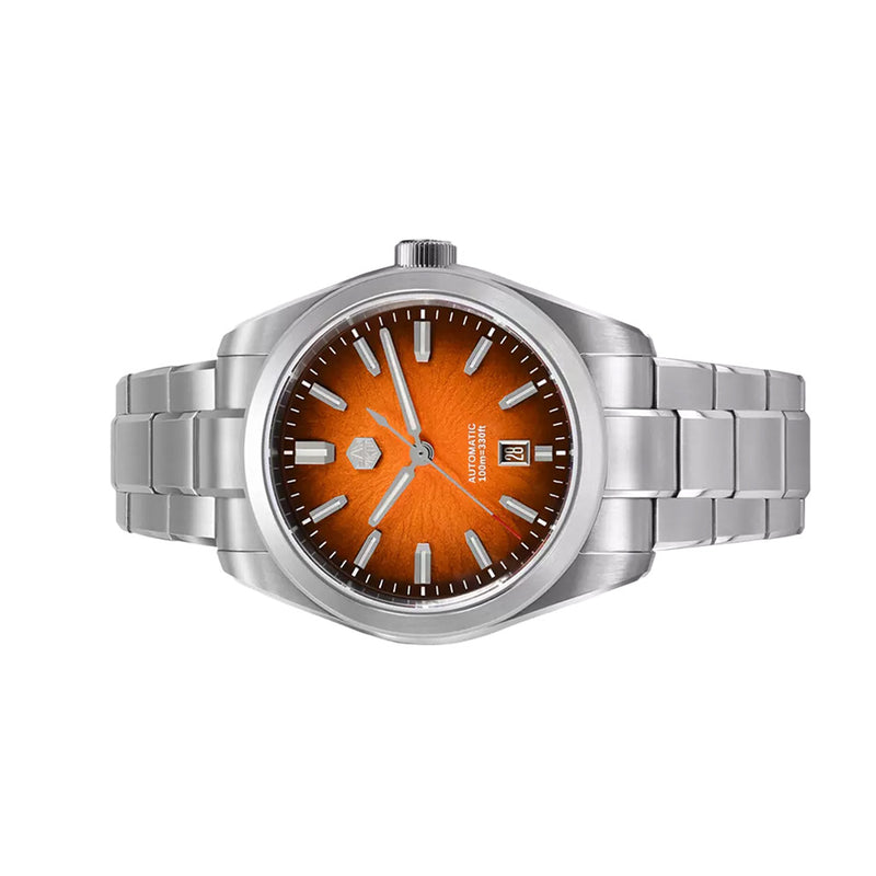 San Martin 42mm Dress Watch with Orange Degrading Dial #SN0144-D