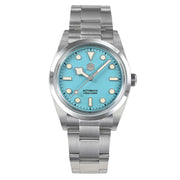 San Martin Automatic Dress Watch with Light Blue Dial #SN021-A