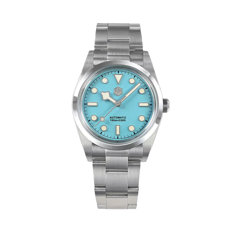 San Martin Automatic Dress Watch with Light Blue Dial #SN021-A