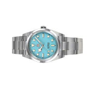 San Martin Automatic Dress Watch with Light Blue Dial #SN021-A