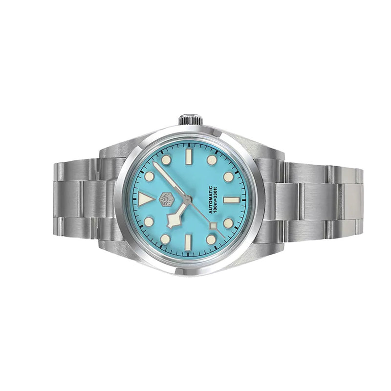 San Martin Automatic Dress Watch with Light Blue Dial #SN021-A