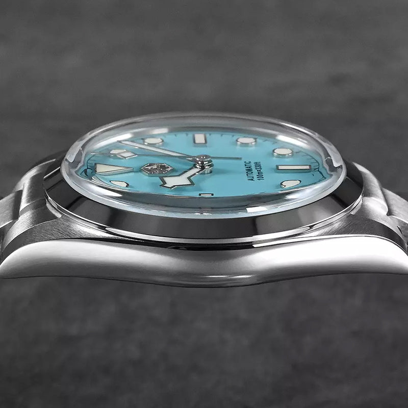 San Martin Automatic Dress Watch with Light Blue Dial #SN021-A