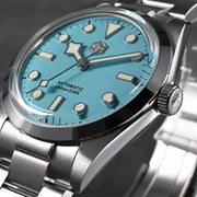 San Martin Automatic Dress Watch with Light Blue Dial #SN021-A
