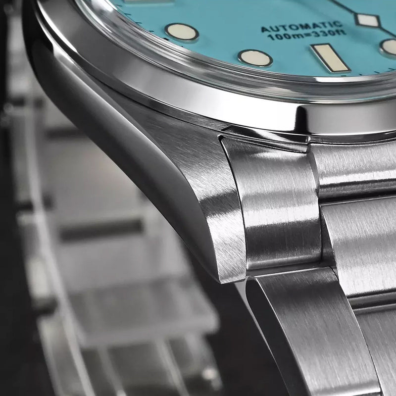 San Martin Automatic Dress Watch with Light Blue Dial #SN021-A