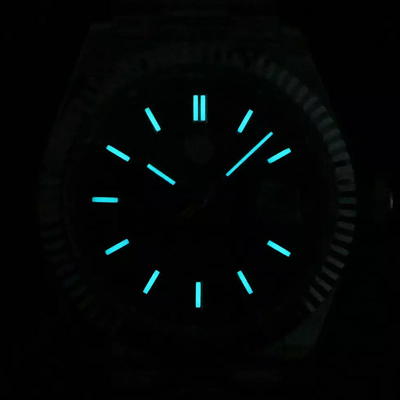 San Martin Automatic Dress Watch with Blue MOP Dial #SN059-A