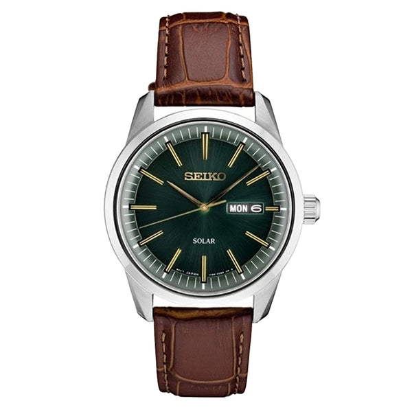 Seiko Solar Watch with 40mm Stainless Steel Case and a Sapphire Crystal #SNE529