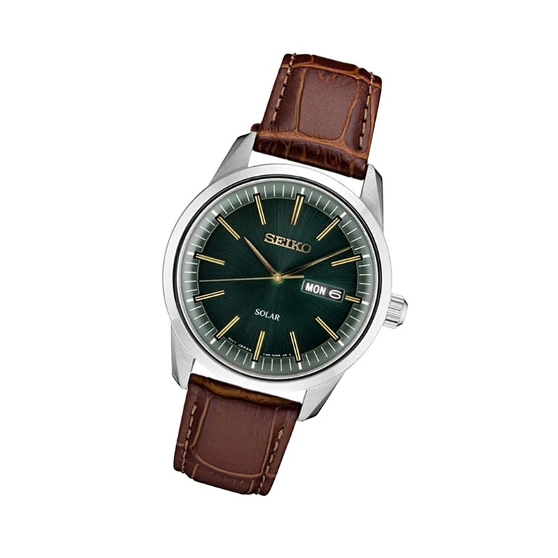 Seiko Solar Watch with 40mm Stainless Steel Case and a Sapphire Crystal #SNE529