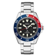 Seiko Prospex Solar Dive Watch with Sapphire Crystal, Pepsi Bezel and Black Dial #SNE591 zoom