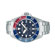Seiko 41mm Prospex Blue Dial Solar Dive Watch #SNE595