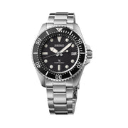 Seiko 41mm Prospex Black Dial Solar Dive Watch #SNE597