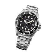 Seiko 41mm Prospex Black Dial Solar Dive Watch #SNE597