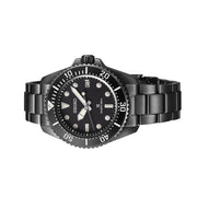 Seiko 41mm Prospex Black IP Solar Dive Watch #SNE599