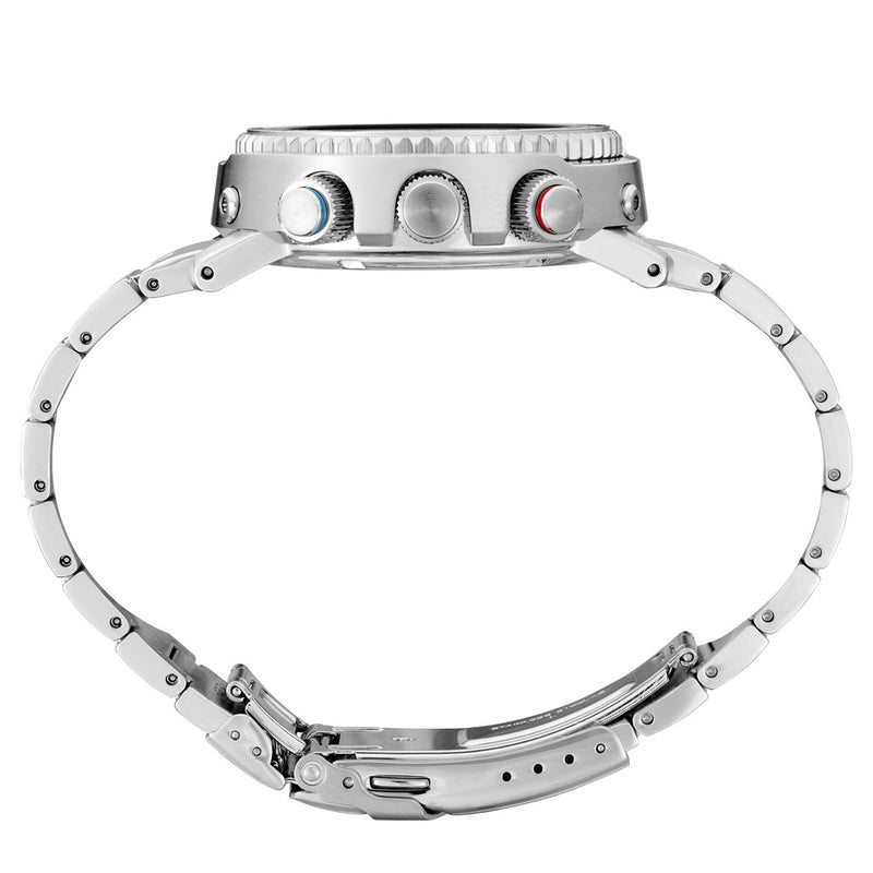 Seiko Prospex Solar Analog-Digital Dive Watch with Depth Meter, Water Temp and Dive Log Functions #SNJ033 crown