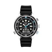 Seiko Prospex PADI Solar Analog-Digital Dive Watch with Depth Meter, Water Temp and Dive Log Functions #SNJ035