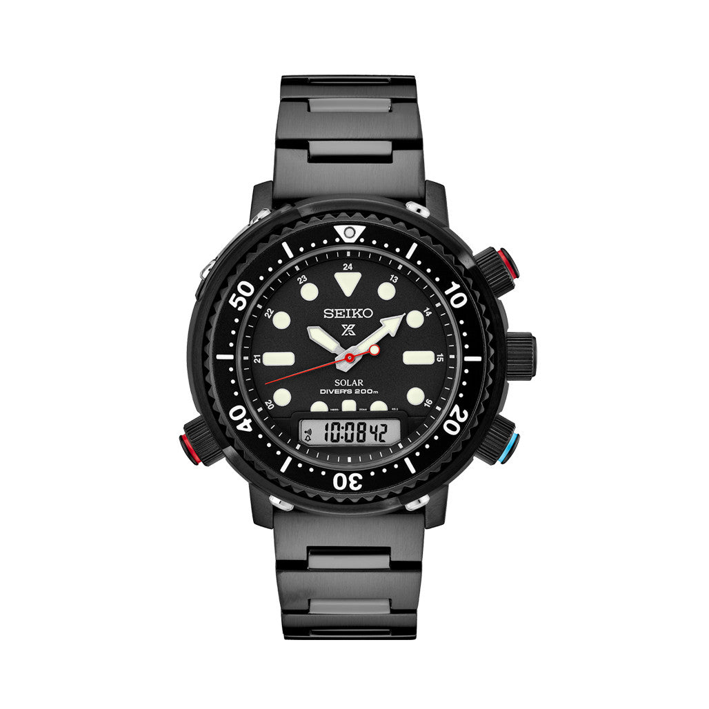 Seiko Prospex Limited Edition Black Analog-Digital Dive Watch