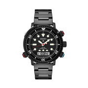 Seiko Prospex Limited Edition Black Analog-Digital Dive Watch Depth Meter, Water Temp and Dive Log Functions #SNJ037