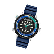 Seiko Prospex Tropical Lagoon Solar Analog-Digital Dive Watch #SNJ039