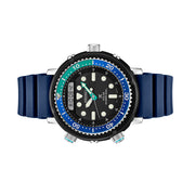 Seiko Prospex Tropical Lagoon Solar Analog-Digital Dive Watch #SNJ039