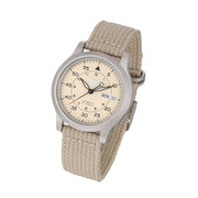 Seiko 5 Military Tan Dial Automatic Watch with Tan Canvas Strap #SNK803K2
