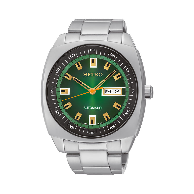 Seiko Recraft Series Automatic Watch with 43.5mm Case and a Stainless Steel Bracelet #SNKM97