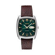 Seiko Recraft Series Automatic Watch with Stainless Steel Case, and Leather Strap #SNKP27