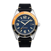 Spinnaker Fleuss Sunset Orange Automatic Vintage Style Sports Watch with 43mm Case #SP-5055-0D