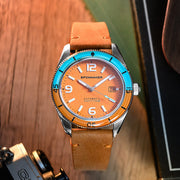 Spinnaker Fluess Automatic Watch with Exuberant Orange Dial #SP-5055-0F