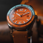 Spinnaker Fluess Automatic Watch with Exuberant Orange Dial #SP-5055-0F