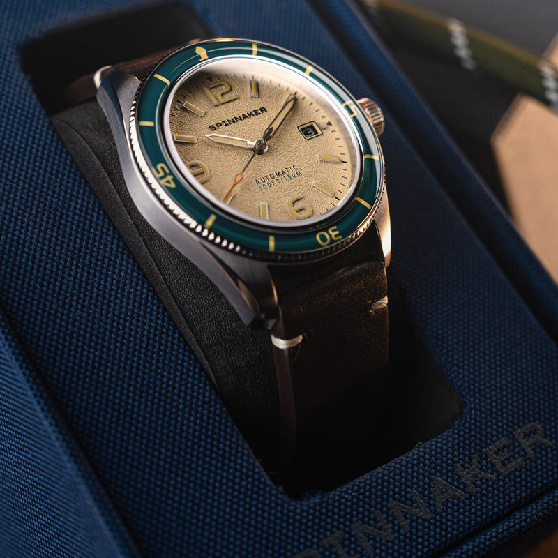 Spinnaker Fleuss Automatic Watch with Sahara Brown Dial #SP-5055-0G