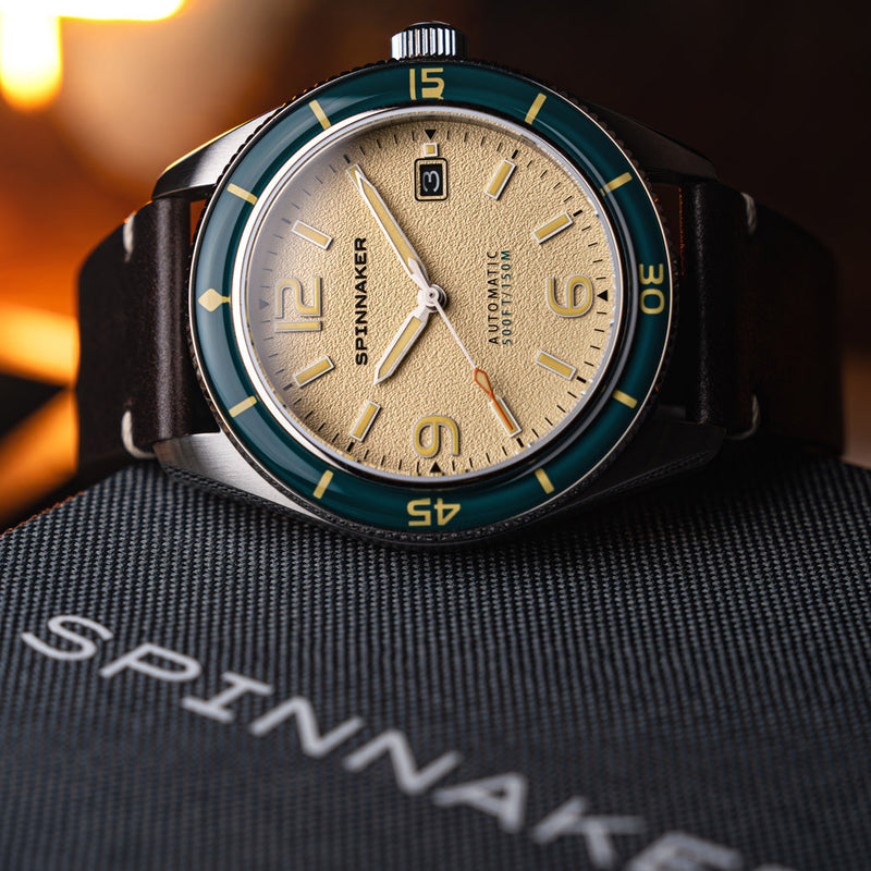 Spinnaker Fleuss Automatic Watch with Sahara Brown Dial #SP-5055-0G