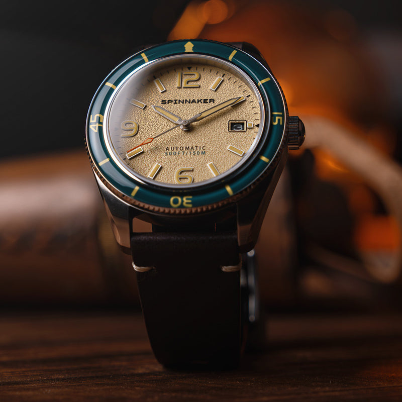 Spinnaker Fleuss Automatic Watch with Sahara Brown Dial #SP-5055-0G