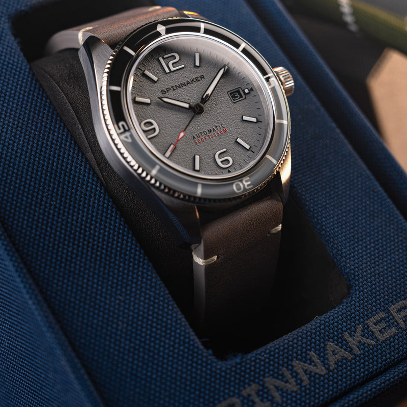Spinnaker Fluess Automatic Watch with Ash Grey Dial #SP-5055-0H