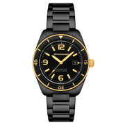 Spinnaker "Black and Gold" Fleuss Automatic Golden Eclipse #SP-5055-55