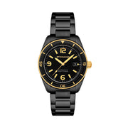 Spinnaker "Black and Gold" Fleuss Automatic Golden Eclipse #SP-5055-55