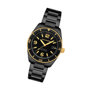 Spinnaker "Black and Gold" Fleuss Automatic Golden Eclipse #SP-5055-55