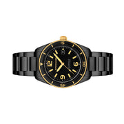 Spinnaker "Black and Gold" Fleuss Automatic Golden Eclipse #SP-5055-55
