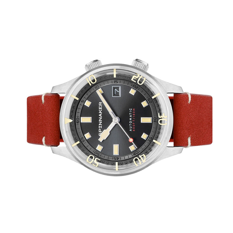 Spinnaker Bradner 42m Vintage-Style Automatic Sport Watch with a Luminous Bezel #SP-5062-01