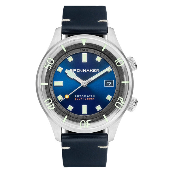 Spinnaker Bradner 42m Vintage-Style Automatic Sport Watch with a Luminous Bezel #SP-5062-03